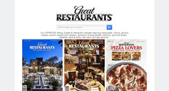 Desktop Screenshot of greatrestaurantsmag.com